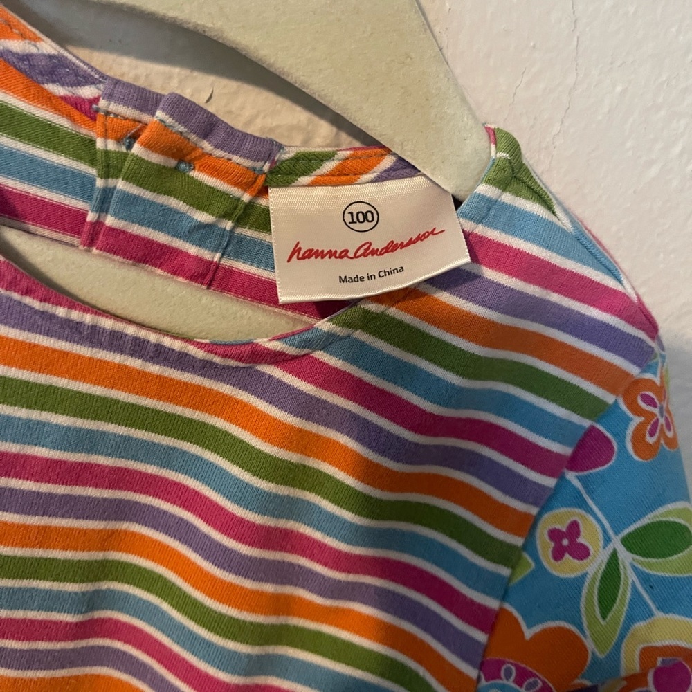 Hanna Andersson colorful long sleeve dress - Picture 4 of 5